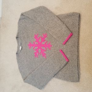 Gap Kids Girls Snowflake Sweater